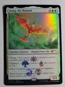 Aang, Air Nomad PRM-EN001 Promo Foil | MTG Avatar The Last Airbender | 5/4 - Image 1