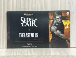 Magic The Gathering Secret Lair Playstation The Last of Us Part II Rainbow Foil - Image 1