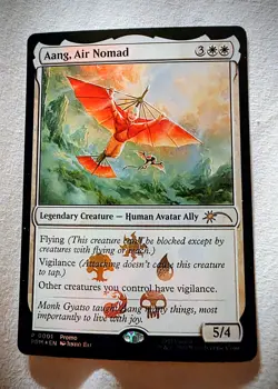 Aang, Air Nomad (0001) MTG Avatar the Last Airbender - NM - Rare - Foil - Image 2