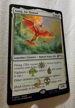 Aang, Air Nomad (0001) MTG Avatar the Last Airbender - NM - Rare - Foil - Image 3