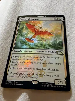 Aang, Air Nomad (0001) MTG Avatar the Last Airbender - NM - Rare - Foil - Image 5