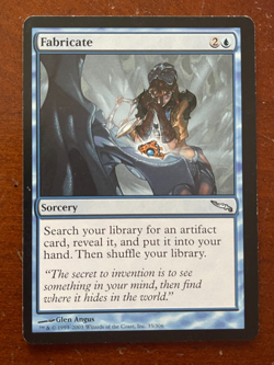 MTG Magic the Gathering Mirrodin Fabricate LP - Image 1