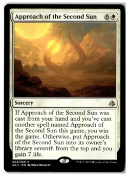 MTG Approach of the Second Sun - Amonkhet Moderately Played English - Image 1