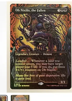 Ob Nixilis, the Fallen Secret Lair Countdown Encyclopedia Kit Foil MTG NM - Image 1