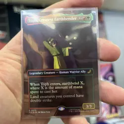 Toph, Greatest Earthbender (Borderless Foil) MTG: Avatar Eternal - Never Played! - Image 1