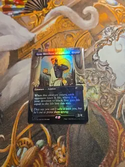Gray Merchant Of Asphodel Foil MTG Encyclopedia Secret Lair - NM - - Image 1