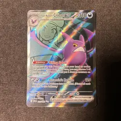 Team Rocket’s Crobat Ex Full Art 217/182 Destined Rivals Pokemon Card - Image 1