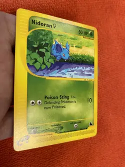 SKYRIDGE NIDORAN 82/144 2003 Non -Holo Pokemon TCG - Image 3