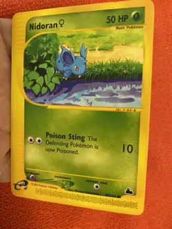 SKYRIDGE NIDORAN 82/144 2003 Non -Holo Pokemon TCG - Image 4