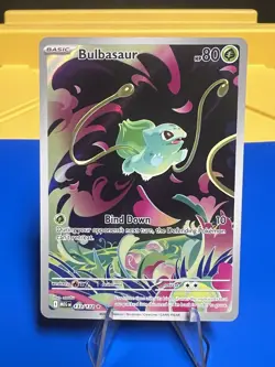 Pokemon TCG Bulbasaur (133/132) Mega Evolution Illustration Rare NM-MT - Image 1