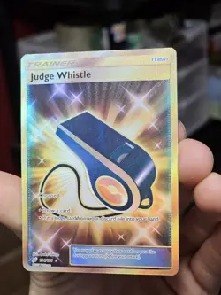 Judge Whistle 194/181 SM9: Team Up Secret Rare - NM/LP - Image 1