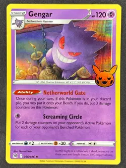 Pokemon Gengar Trick or Trade 066/196 LOR Lost Origin NM - Image 1