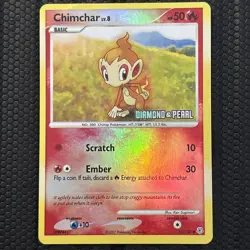 Pokemon TCG Chimchar Diamond & Pearl Stamped 76/130 Promo Reverse Holo - Image 1