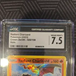 Radiant Charizard 020/159 Crown Zenith Holo for sale online - Image 3