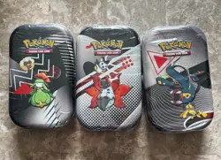 Sealed Black Bolt & White Flare Mini Tin Pokemon TCG Lot Of 3 - Image 1