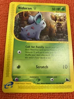 SKYRIDGE NIDORAN 81/144 2003 Non -Holo Pokemon TCG - Image 1
