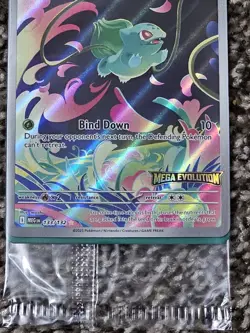 Bulbasaur 133/132 Mega Evolutions Stamped Box Topper Pokemon Promo mint SEALED - Image 4