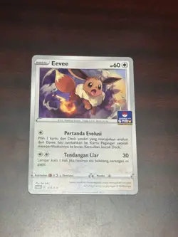 Pokemon TCG Bahasa Indonesia Language Eevee GYM Promo - Image 1