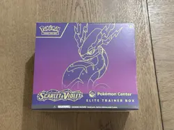 Scarlet and Violet Base Set Pokemon Center Exclusive ETB (Miraidon) New - Image 1