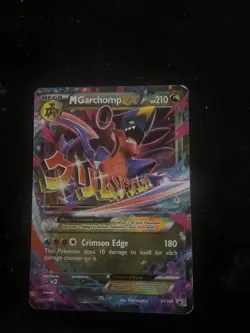 Pokemon Mega M Garchomp EX Promo XY168 - Image 1