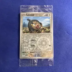 Lechonk POKEMON CENTER Stamp 155/198 Reverse Holo Sealed Promo (c) - Image 1