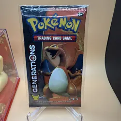 2016 Pokemon Generations, Factory Sealed Charizard pictured booster pack. - Image 1