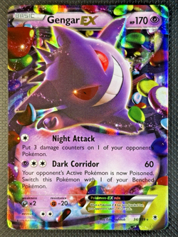 💥Pokemon TCG - Gengar EX - 34/119 - Ultra Rare - XY Phantom Forces - NM💥 - Image 1