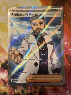 Professor's Research Full Art 241/198 SV01: Scarlet & Violet Base Set Pokemon - Image 1