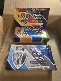 Play! Pokemon Prize Pack Series 3 (10x) Packs, Series 7 (10x) , & Series 1 (1x) - Image 1