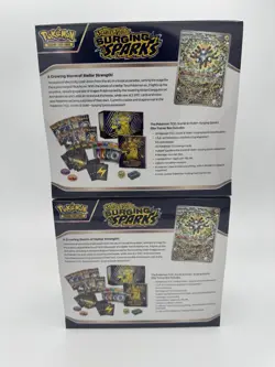 LOT OF 2 - Surging Sparks ETB Elite Trainer Box Pokemon - Factory Sealed - Image 2