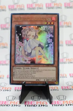 Ash Blossom & Joyous Spring (Alternate Art) (UR) RA04-EN025 Quarter Century Stampede 1st Edition for sale online - Image 1