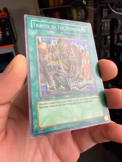 Tribute to The Doomed - MRD-057 - Super Rare - 1st Edition YuGiOh - Image 2