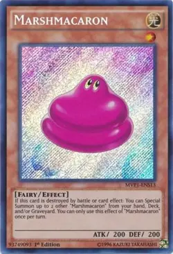 Yugioh! LP Marshmacaron - MVP1-ENS13 - Secret Rare - 1st Edition Lightly Played, - Image 1