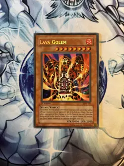 (119) Yu-Gi-Oh! TCG Lava Golem PGD-107 1st Edition Secret MP/LP - Image 1