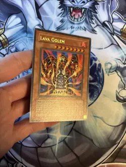 (119) Yu-Gi-Oh! TCG Lava Golem PGD-107 1st Edition Secret MP/LP - Image 2