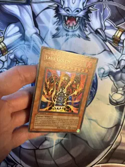 (119) Yu-Gi-Oh! TCG Lava Golem PGD-107 1st Edition Secret MP/LP - Image 4