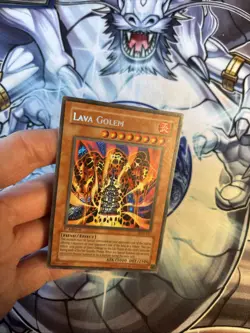 (119) Yu-Gi-Oh! TCG Lava Golem PGD-107 1st Edition Secret MP/LP - Image 5