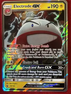 Electrode GX 48/168 - Pokemon TCG Celestial Storm Sun & Moon Ultra Rare Card NM - Image 1