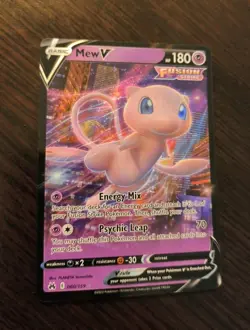 MINT⭐Mew V 060/159 Crown Zenith Holo Pokemon TCG Card FUSION STRIKE - Image 2