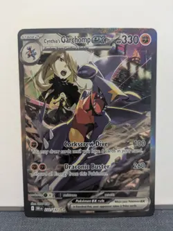 Cynthia's Garchomp EX 232/182 SV10- Destined Rivals SIR NM Pokemon Card - Image 1