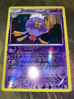 Pokemon Card Drifblim 51/124 Dragons Exalted Reverse Holo Rare Near Mint - Image 1