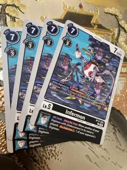 Digimon Card Game Playset - BT17-055 C Infermon Secret Crisis - Image 1