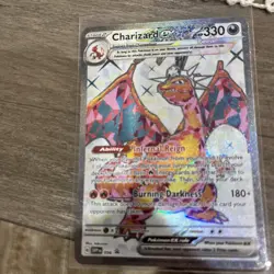 Charizard EX SVP 056 Pokemon Scarlet Violet Promo Full Art Card Near Mint - Image 1