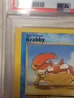 Krabby #51 PSA Graded VG-EX 4 Fossil Vintage Pokemon Card TCG WOTC 1999 Common - Image 2