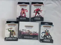 Warhammer Age of Sigmar Trading Card Game - 4 Campaign Decks + 1 Booster Box - Image 1