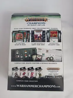 Warhammer Age of Sigmar Trading Card Game - 4 Campaign Decks + 1 Booster Box - Image 3