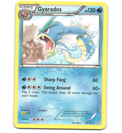 Pokemon 2012 Light Play Gyarados Dragons Exalted Rare 24/124 Card - Image 1