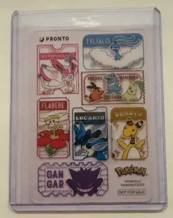 Multiple Pokemon × PRONTO CAFE PROMO Clear Card Japan 2025 - Image 1