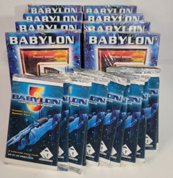 Babylon 5 Premiere Card Game CCG (8) Starter Decks (11) Booster Packs 1997 Lot - Image 1