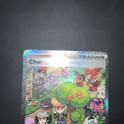 Pokemon TCG Paldean Fates Clive Sir Special Illustration Card 236/091 NM - Image 2